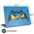DC Comics Batman Vintage Action Pose Universal Laptop 15in (12.2 x 8.8in) Skin